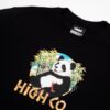 Camiseta High Tee Panda Black