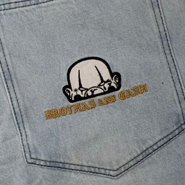 Bermuda Jeans Baggy Brothas and Cash
