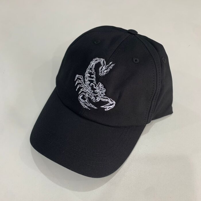 Boné Dad Hat 6 Panel Scorpion Black