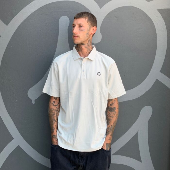 Camiseta Polo Your Face Off White