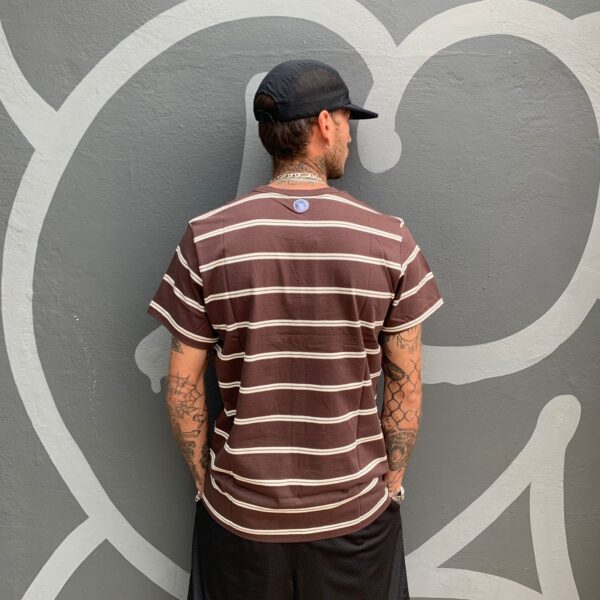 Camiseta Tupode Listrada BSBL Marrom