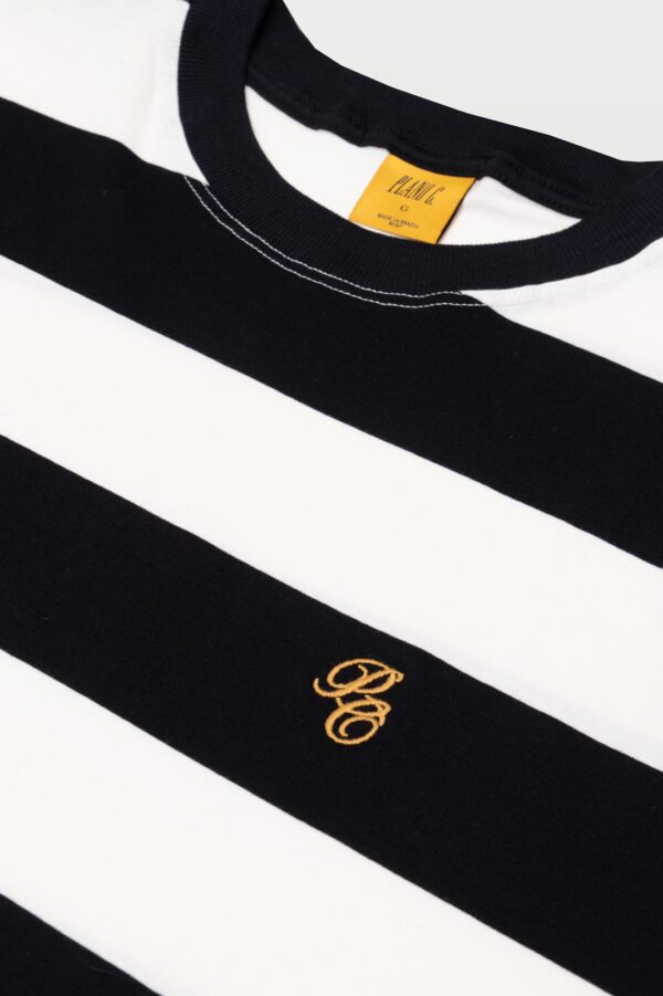 Camiseta Plano C Listrada PC Letter Black