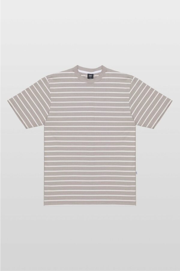 Camiseta Plano C Stripe Flame Cinza