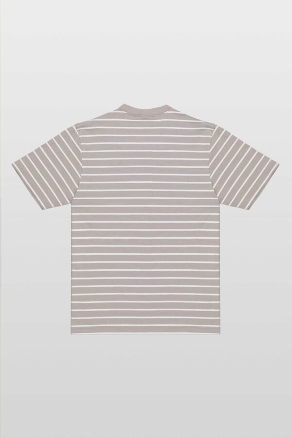 Camiseta Plano C Stripe Flame Cinza