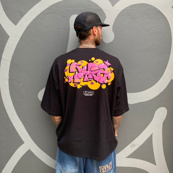 Camiseta Fire Apparel Oversized Pink Piece